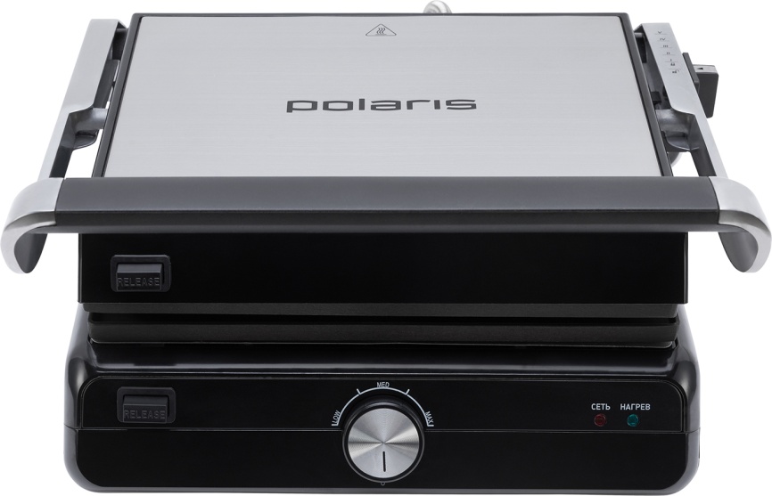 Гриль Polaris PGP 2102, серебряный фото 3