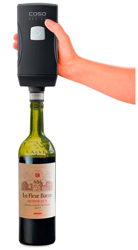 Вакууматор  Caso Vacu OneTouch Pro Set, 12 л/мин, 15 вакуумных пакетов, черный фото 6