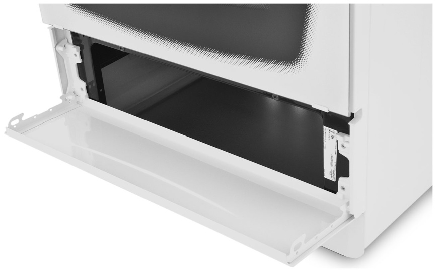 Газовая плита Gefest Брест 1200 C7 K8 60 см, 63 л, 4 конфорки, белый фото 6