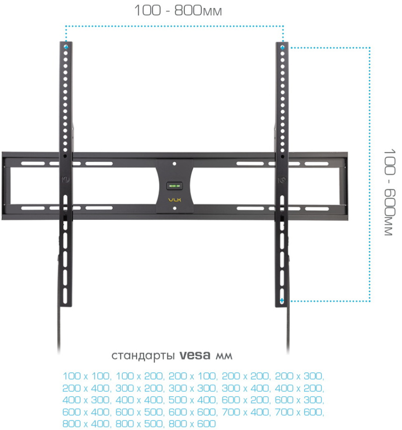 Кронштейн для LED/LCD телевизоров VLK TRENTO-41 BLACK фото 8