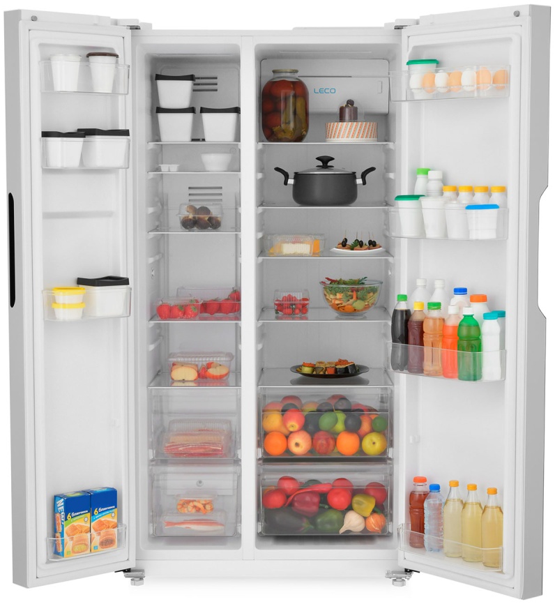 Холодильник Side-by-Side Zugel ZRSS630W No frost, белый фото 8