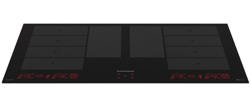 Электрическая варочная панель Grundig GIEI 838980 INH 77 см, 10 конфорок стеклокерамика, черный фото 4