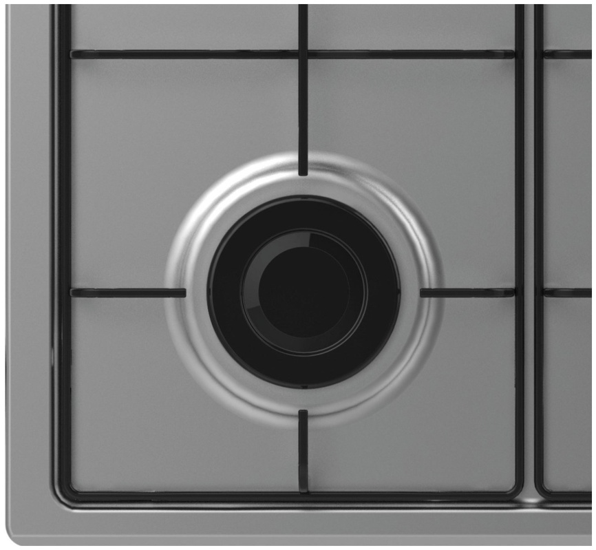 Газовая варочная панель Candy CHW60LX 59 см, 4 конфорки электроподжиг газконтроль, серебристый фото 3