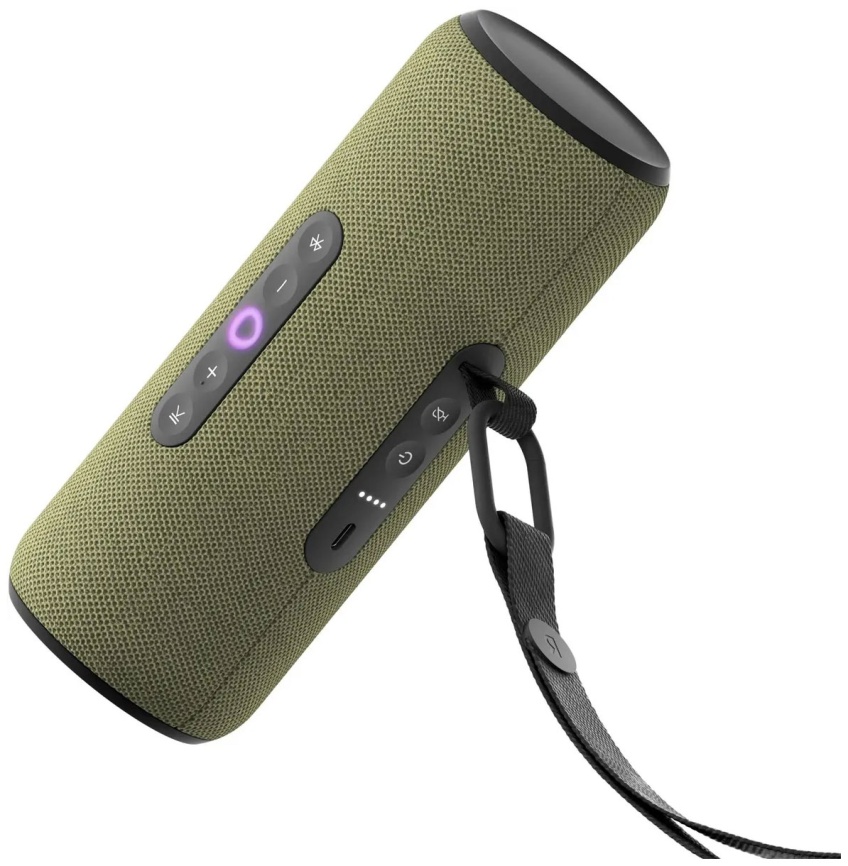 Умная портативная колонка Яндекс Станция Стрит с Алисой, 30Вт, зеленый фото 1