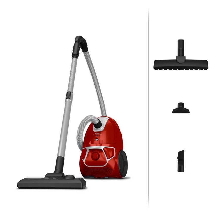 Пылесос с пылесборником Tefal Compact Power TW3953EA, красный фото 1