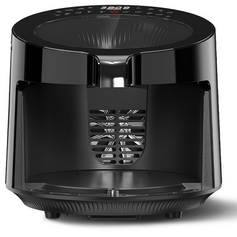 Аэрогриль BQ GR2008, мощность 1500 Вт, объем 5 л, смотровое окно, черный фото 3