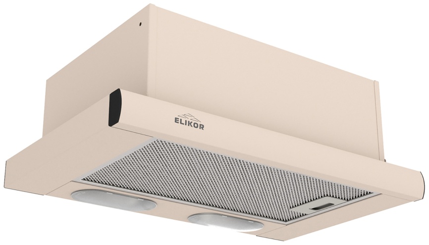 Вытяжка Elikor Интегра 60П-400-В2Л (КВ II М-400-60-260) крем/крем фото 1