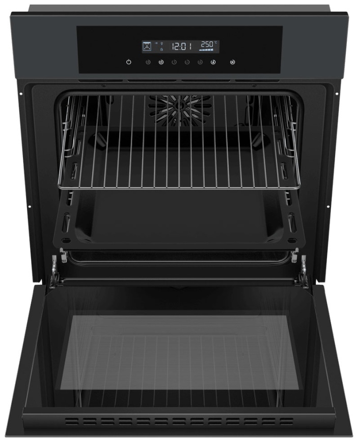 Электрический духовой шкаф Maunfeld AEOD6063G1 59 см, 60 л гриль конвекция, графит фото 4