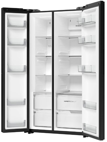 Холодильник Side-by-Side Haier HRF-600DM7RU No frost, серебристый фото 2