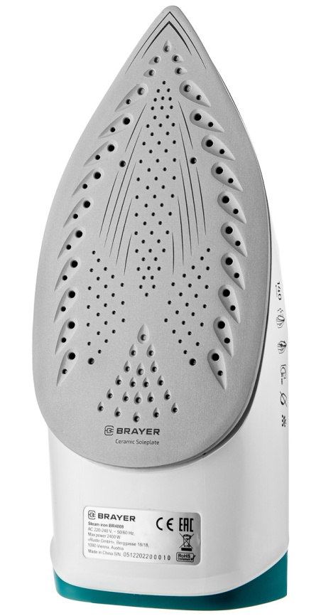 Утюг Brayer BR4008 серо-зеленый фото 3