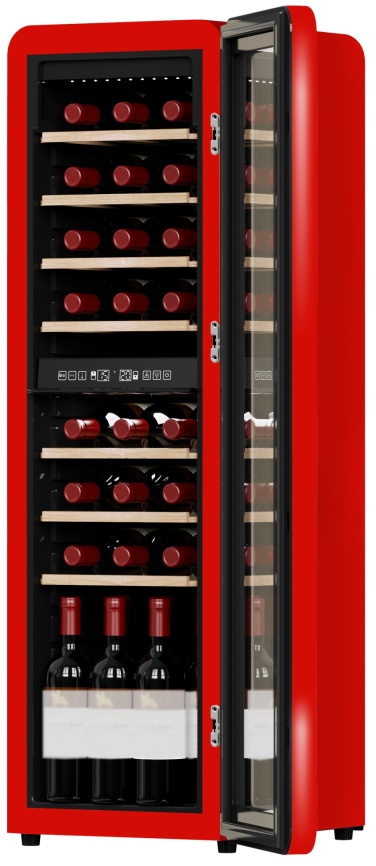 Винный шкаф Tesler CWC-308 RUBY RED фото 4
