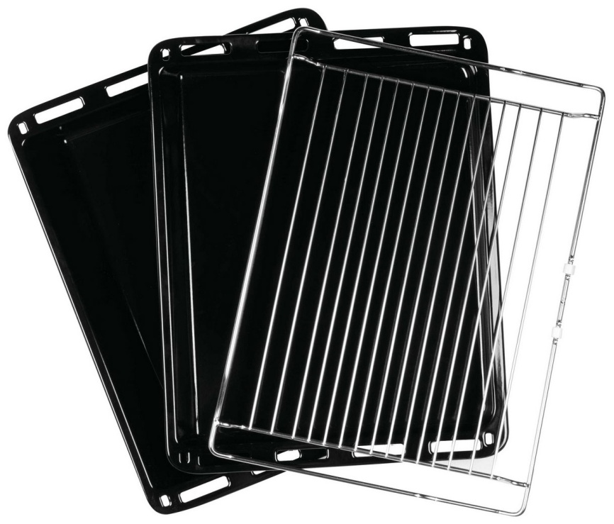 Электрический духовой шкаф Korting OKB 1340 GNBX MW 59 см, 72 л, гриль и конвекция, черный фото 7