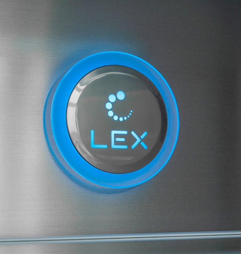 Многокамерный холодильник LEX LCD505BmID No frost, синий фото 8