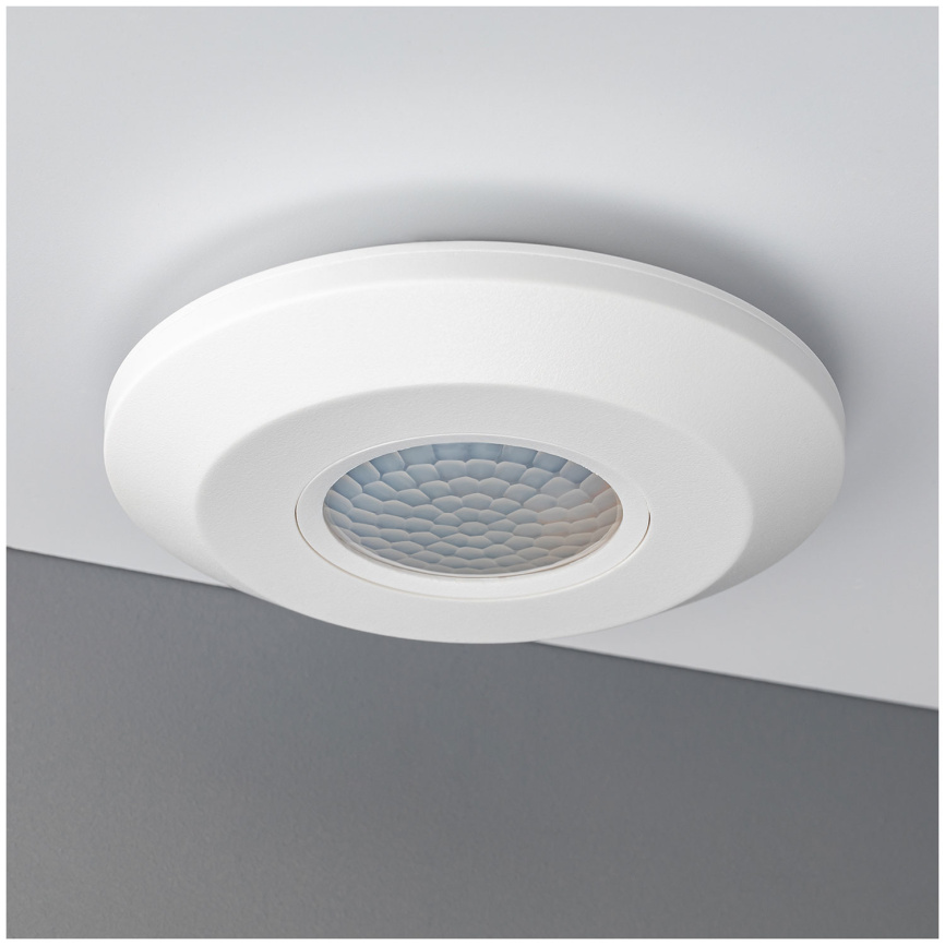 Датчик движения потолочный/накладной Duwi DDP-04, ULTRA SLIM, 360°, 10-900 с, 6 м, 2000 Вт, IP20, белый (25815 5) фото 9