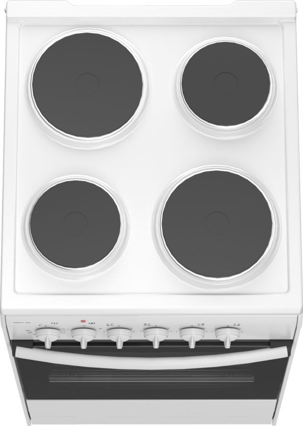 Электроплита Darina S EM 341 404 W 50 см, 4 конфорки, белый фото 3