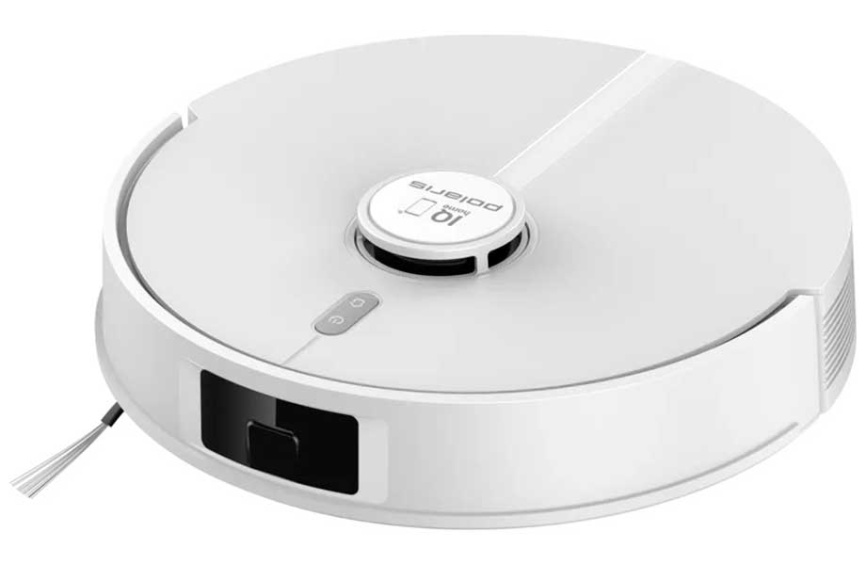 Робот-пылесос Polaris PVCRDC 5006, WIFI, IQ Home, сухая и влажная уборка, белый фото 2