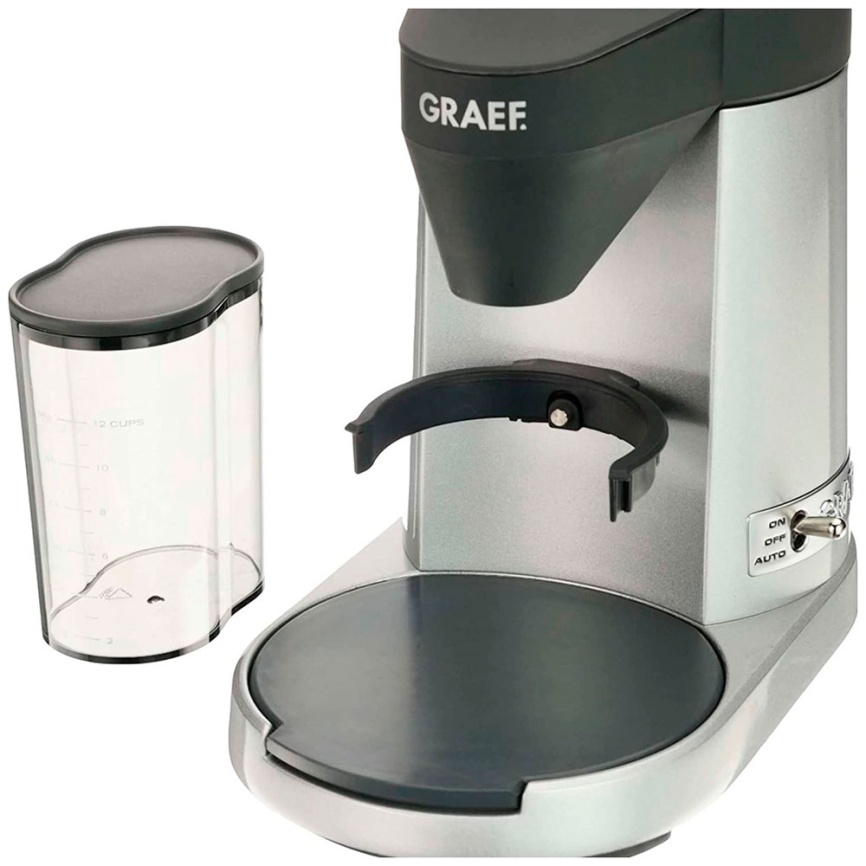 Кофемолка Graef CM 800 silber, 40 степеней, алюминиевый корпус фото 3