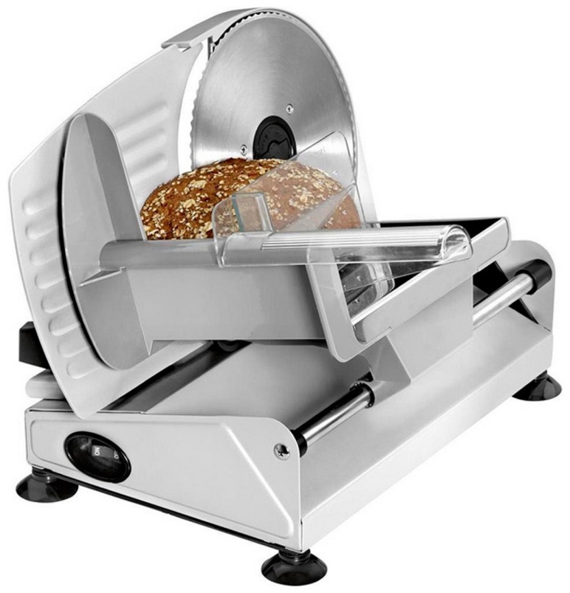 Ломтерезка Clatronic MA 3585 silber, мощность 150 Вт, металлический корпус фото 1