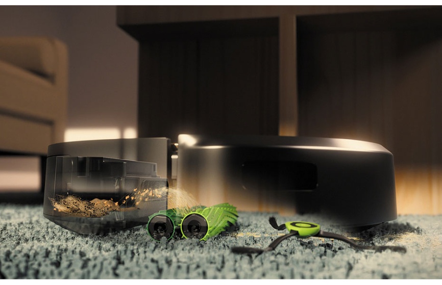 Робот-пылесос iRobot Roomba J9+, станция самоочистки, черный фото 10