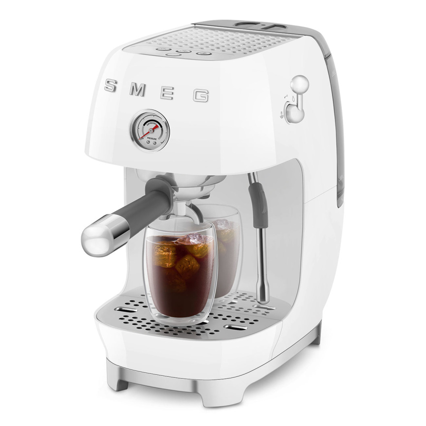 Рожковая эспрессо кофемашина SMEG ECF03WHEU фото 7