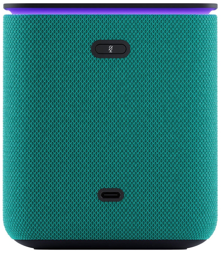 Умная колонка Яндекс Станция Миди с Алисой, с Zigbee, 24Вт, изумрудный фото 3