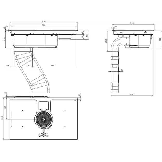 Встраиваемые индукционные панели ELICA Elica NIKOLATESLA BL/F/83-PRF0120978A фото 4