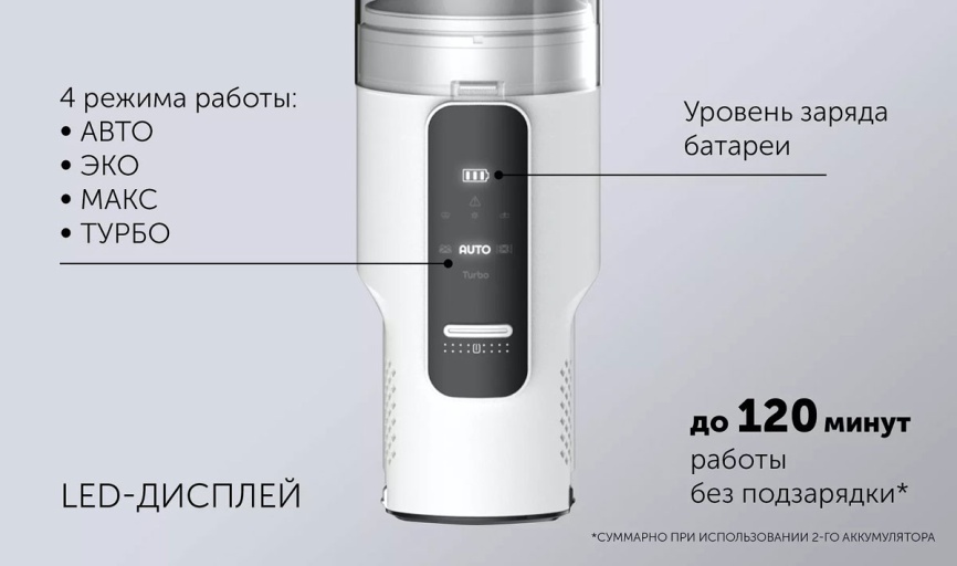 Пылесос вертикальный Polaris PVCSDC 2001 белый фото 15