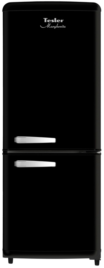 Двухкамерный холодильник Tesler RB-107, черный фото 1