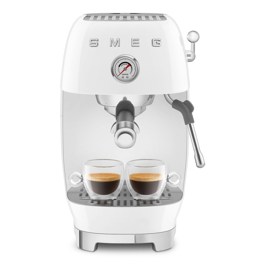 Рожковая эспрессо кофемашина SMEG ECF03WHEU фото 8