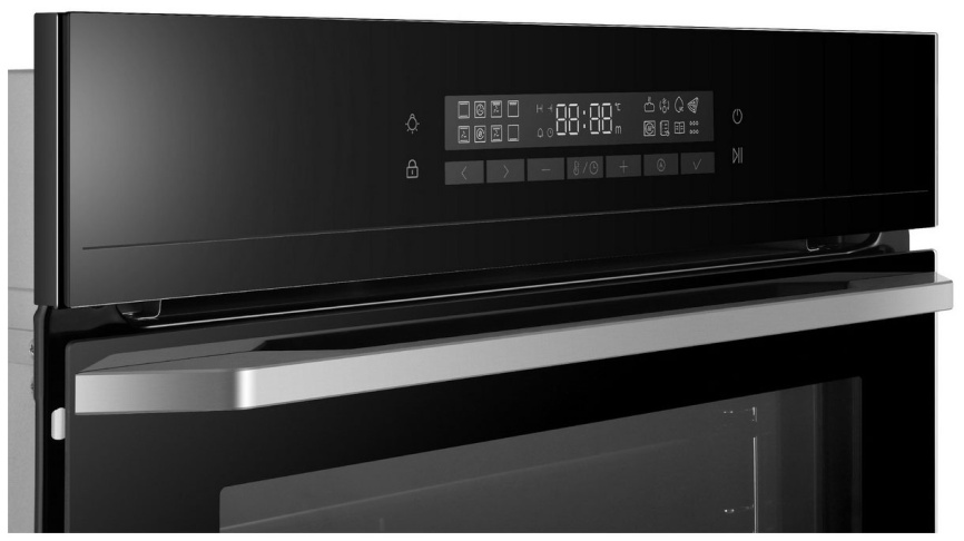 Электрический духовой шкаф Haier HOQ-F5AAGB 59 см, 72 л, гриль и конвекция, черный фото 7