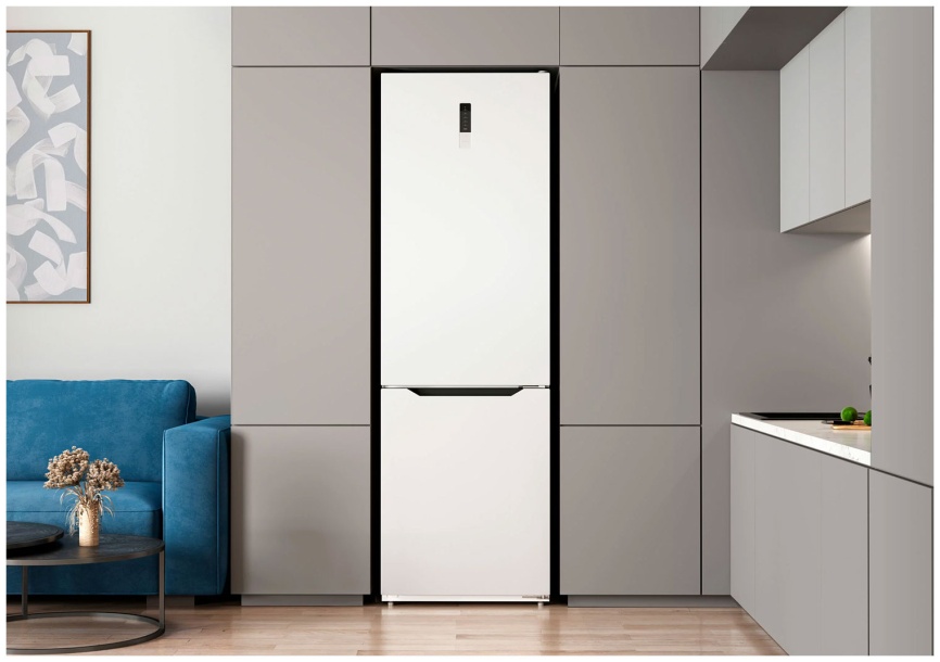 Двухкамерный холодильник LEX LKB185WIDMax No frost, белый фото 4