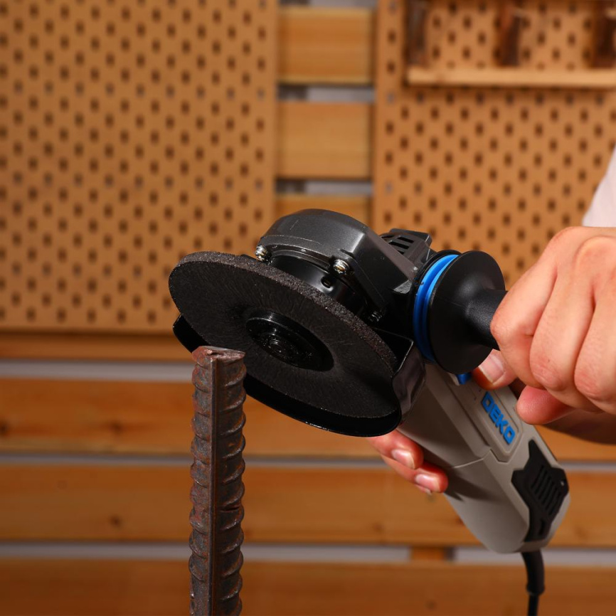 Угловая шлифовальная машина (болгарка) Deko AG1500DK PRO, 125 мм, 1500 Вт (083-1026) фото 7