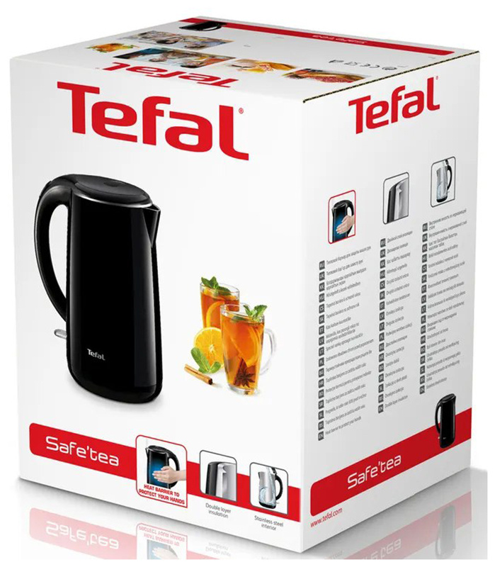 Чайник электрический Tefal Safe To Touch KO260830, черный фото 11