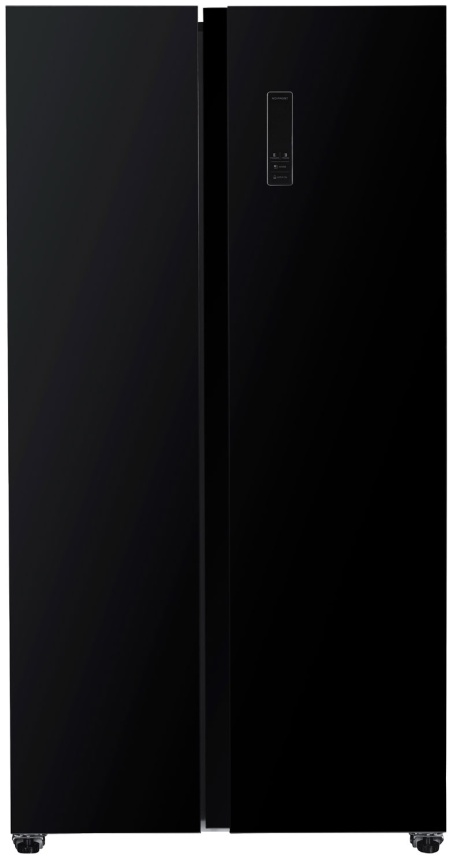 Холодильник Side-by-Side Kraft KF-MS5701BI No frost, черный фото 1