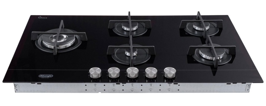 Газовая варочная панель De’Longhi NSL 590D NCM RUS 90 см, 5 конфорок электроподжиг газконтроль, черный фото 5