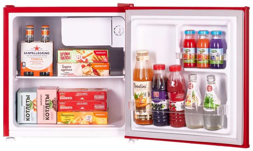 Мини-холодильник Maunfeld MFF50RR, красный фото 3