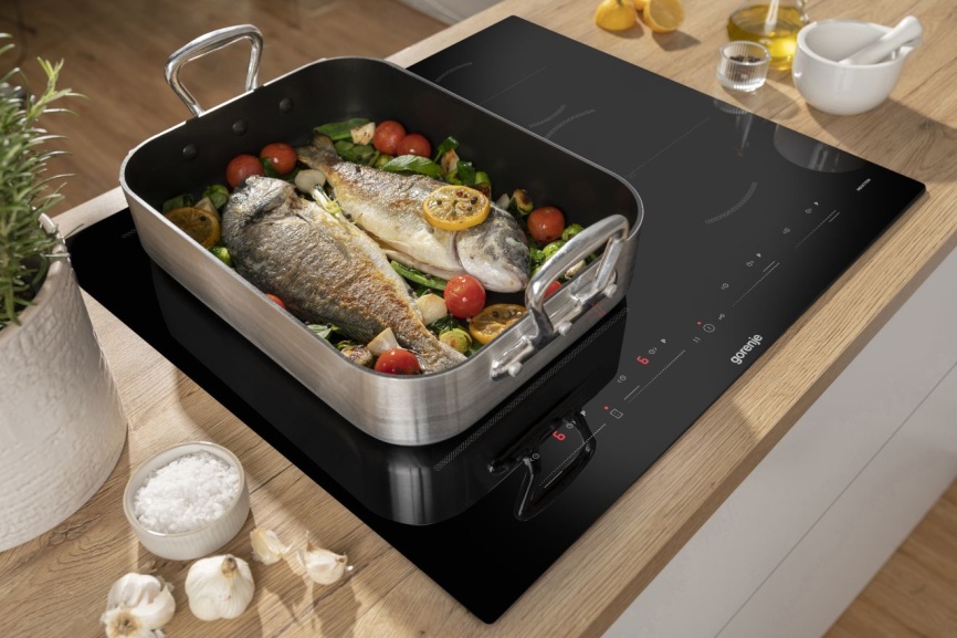 Электрическая варочная панель Gorenje GI6432BSCE 59 см, 4 конфорки стеклокерамика, черный фото 7