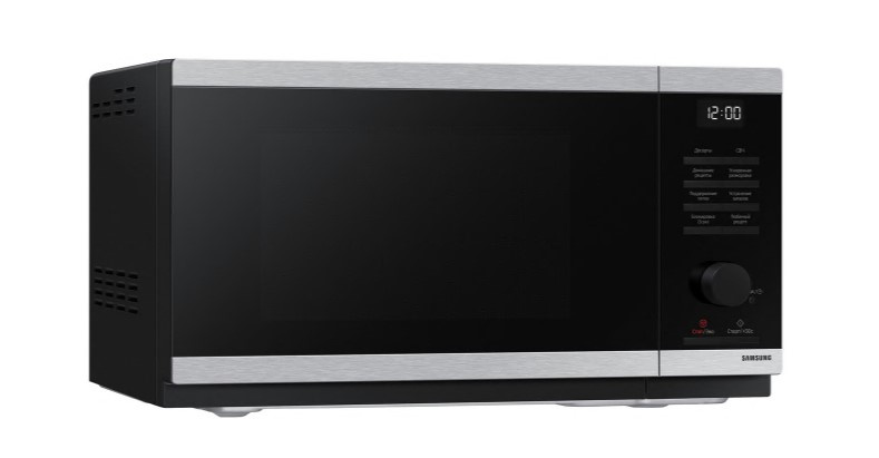 Микроволновая печь 23L SOLO MS23DG4504ATBW нержавеющая сталь/чёрный SAMSUNG фото 3
