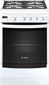 Газовая плита Gefest 5100-03 0002 50 см, 52 л, 4 конфорки, белый фото 1