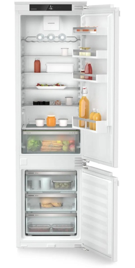 Встраиваемый двухкамерный холодильник Liebherr ICNd 5603-20 001 XL No frost, белый фото 1