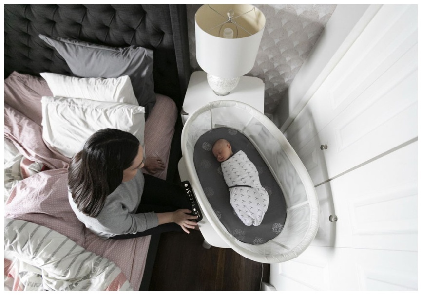 Колыбель 4moms Колыбель 4moms mamaRoo sleep 2000929 до 6 месяцев, 74 см, белый фото 12