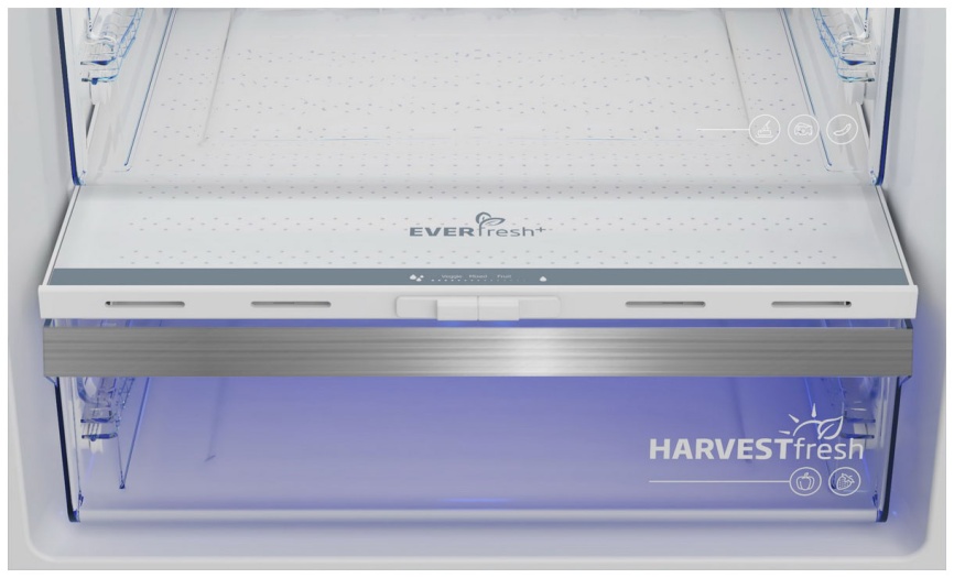 Двухкамерный холодильник Beko B5RCNK403ZW No frost, белый фото 5