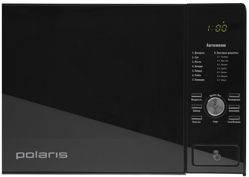 Микроволновая печь - СВЧ Polaris PMO 2303D RUS, чёрный фото 5