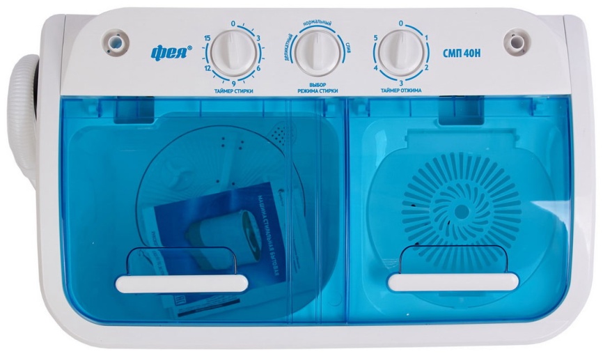 Активаторная стиральная машина Фея СМП 40НС 4 кг, белый фото 2