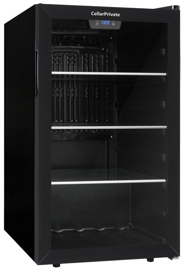Холодильная витрина Cellar Private CP034B 89 л, черный фото 8