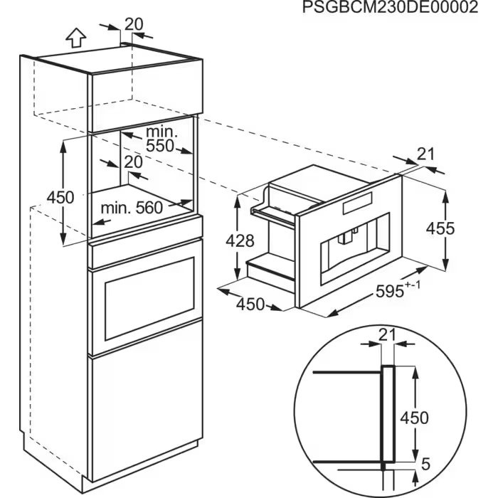 Встраиваемая кофемашина ELECTROLUX Electrolux EBC85H фото 10