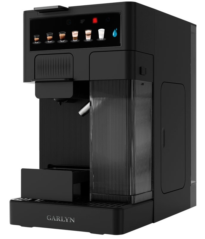 Кофеварка Garlyn Barista Compact, 1350 Вт, давление 20 бар, черный фото 5