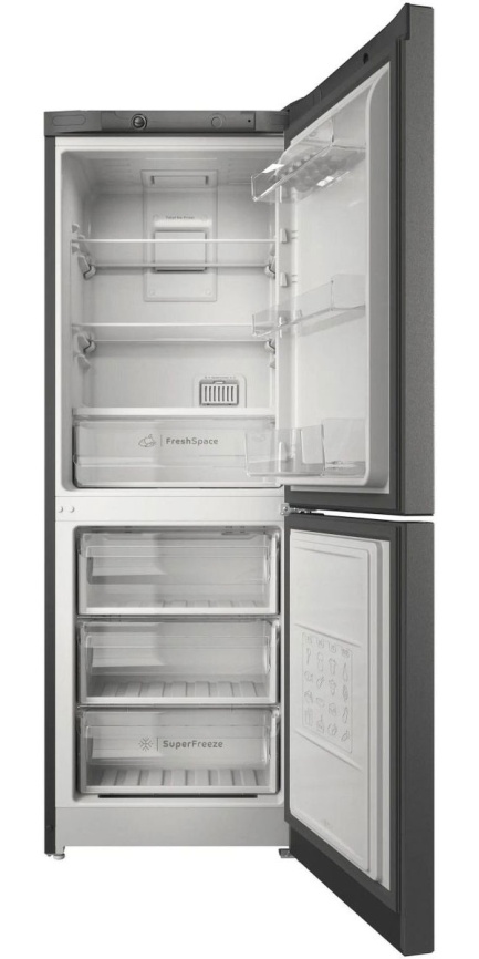 Двухкамерный холодильник Indesit ITS 4160 G No frost, серебристый фото 2