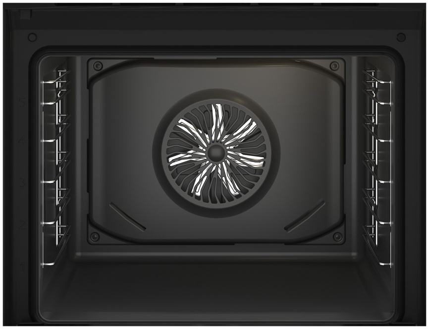 Электрический духовой шкаф Beko BBIM13301B 59 см, 72 л, гриль и конвекция, черный фото 2
