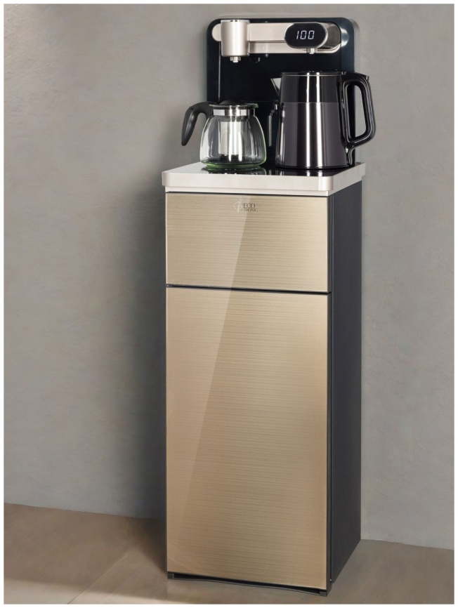 Тиабар Ecotronic TB40-LE gold, с чайным столиком, напольный (ETK12626) фото 7